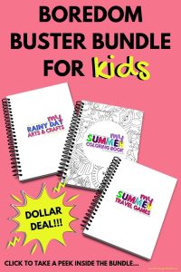 boredom buster activities and games for kids