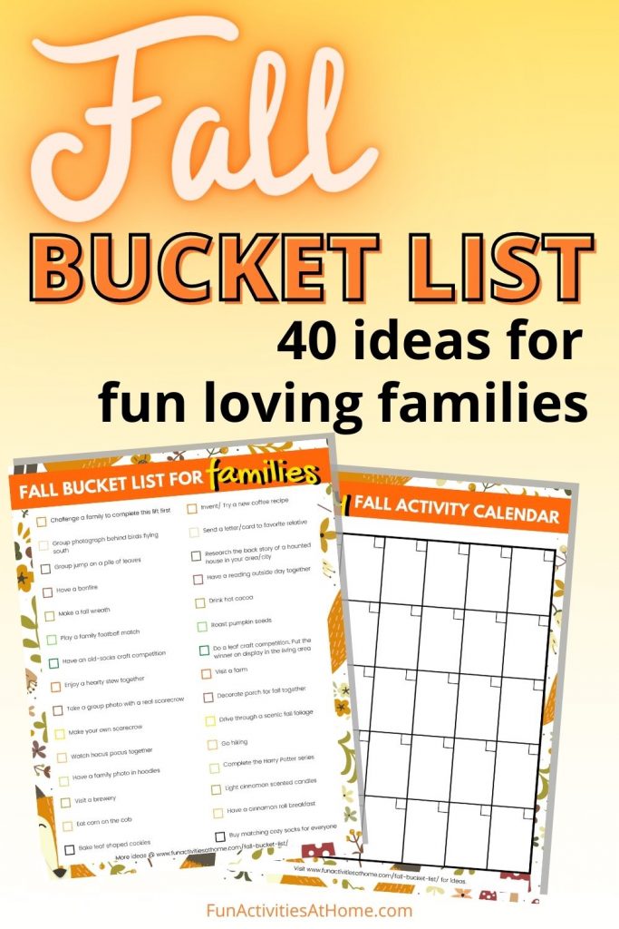 fall bucket list ideas pin image with demo fall bucket list printable