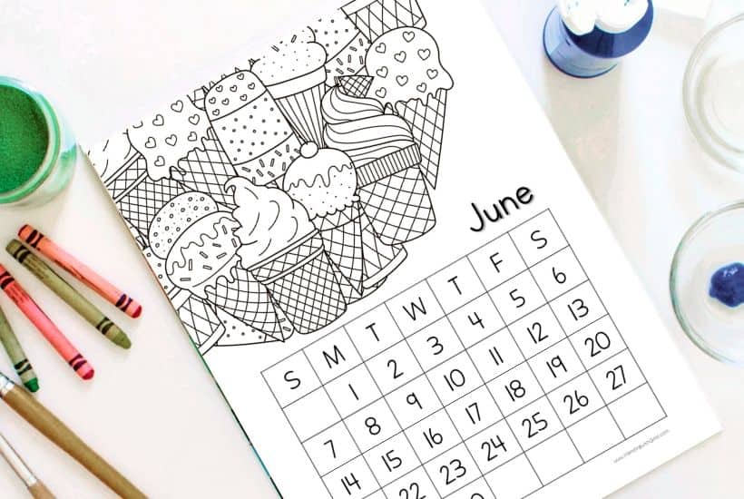 june calendars for kids