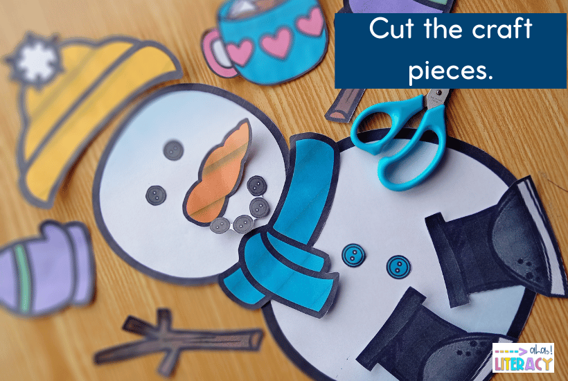 Build a snowman when you complete a math task, for each task you earn a craft piece as your reward! Complete the tasks to complete your craft.